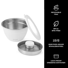 S'well bol en usage préparation repas, organisation pratique pour emporter