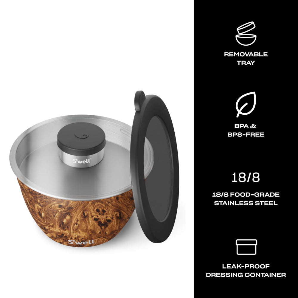 S'well petit contenant condiment 2oz avec couvercle silicone étanche