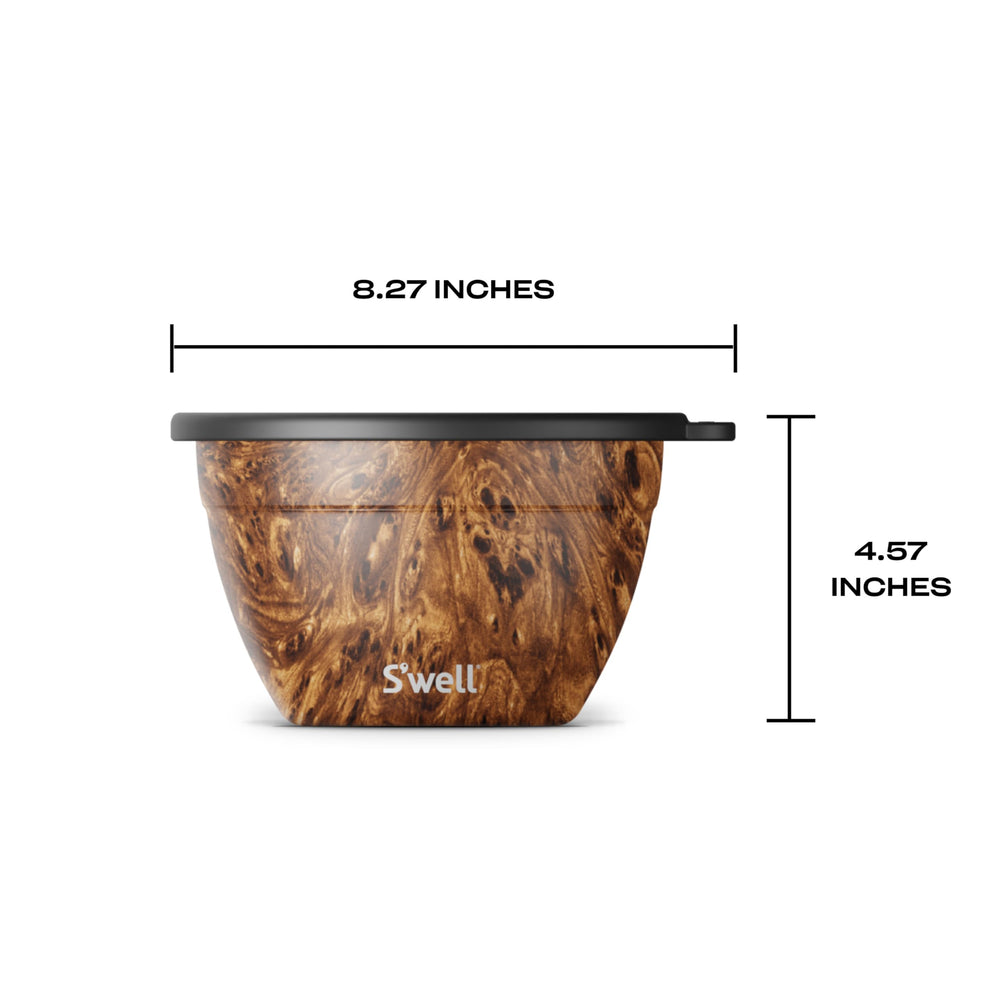S'well bol à salade 64oz comparaison de taille pour portions généreuses