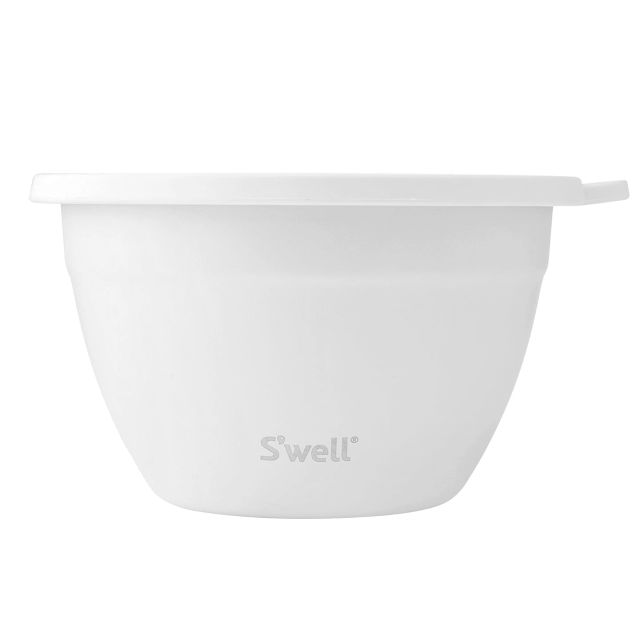 S'well bol salade vue face Moonstone, design élégant et rangement organisé
