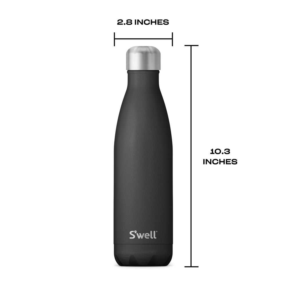 S'well comparaison d'échelle montrant taille 17oz idéale pour porte-gobelets