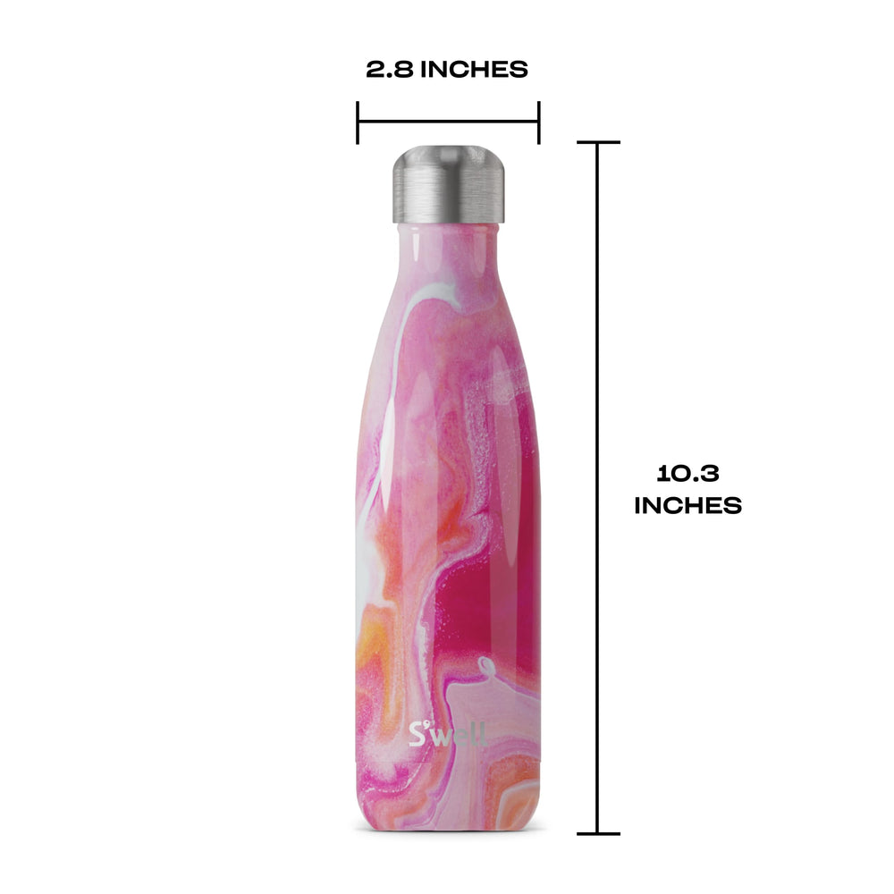 S'well Rose Agate utilisée au bureau pour garder boisson froide longtemps
