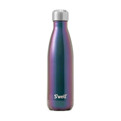 Bouteille S'well Supernova vue de face montrant le motif et la finition, élégance portable