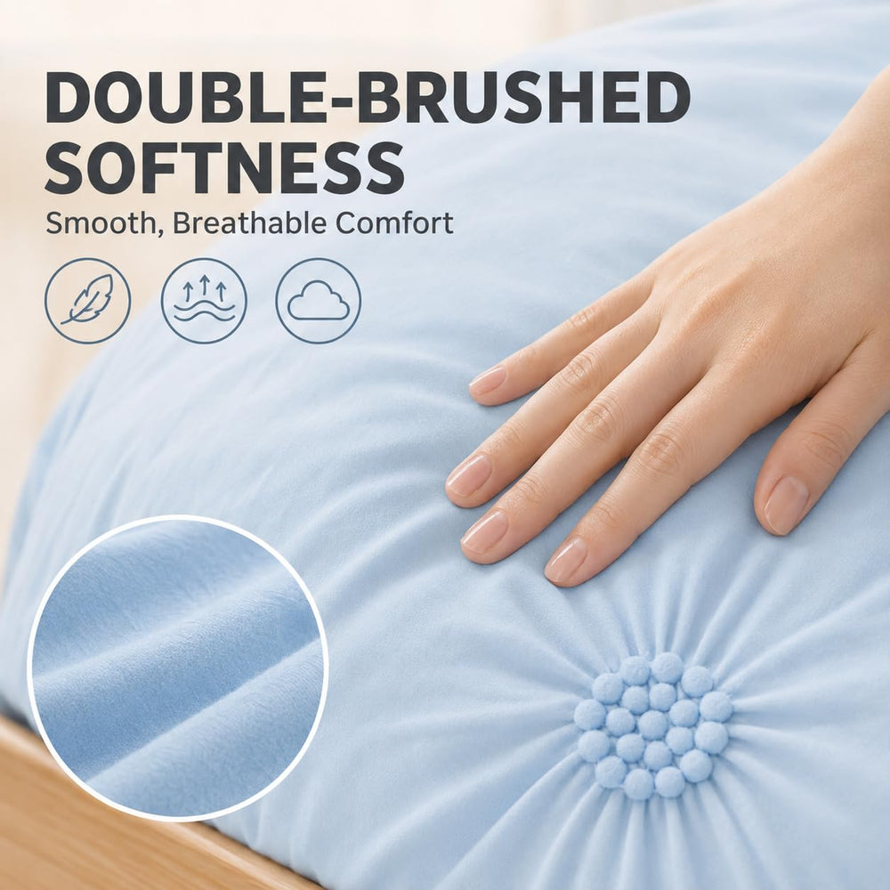 Swift Home taies d'oreiller assorties montrant ensemble coordonné pratique