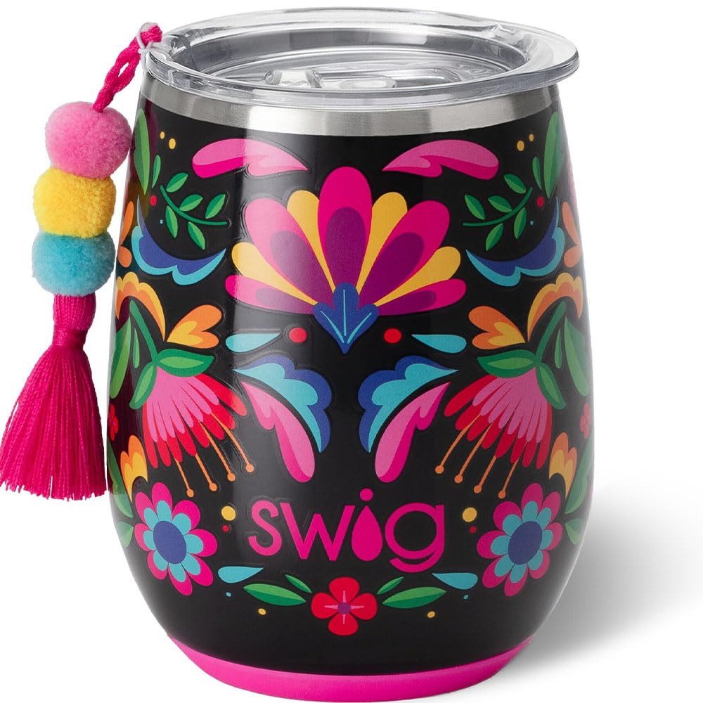 Swig Life vue face avant du gobelet Caliente montrant le design et la taille