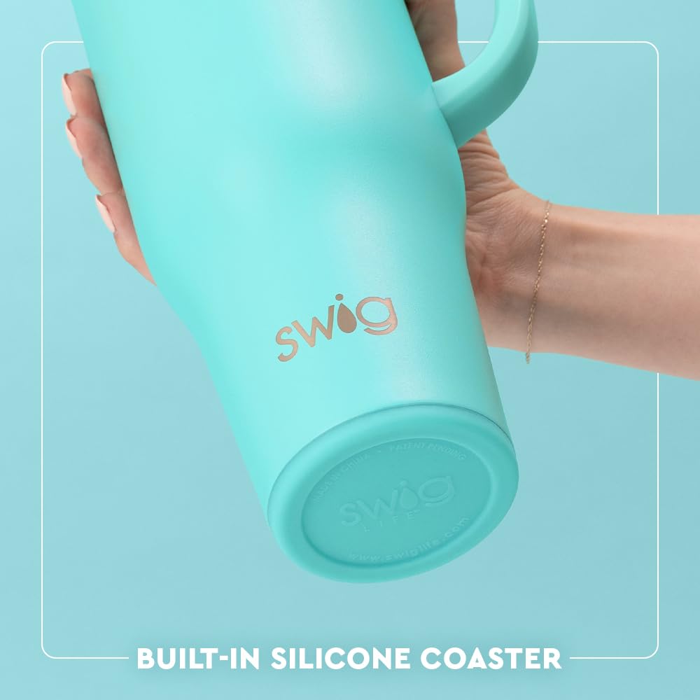 Swig Life gros plan sur la finition Confetti résistante et esthétique