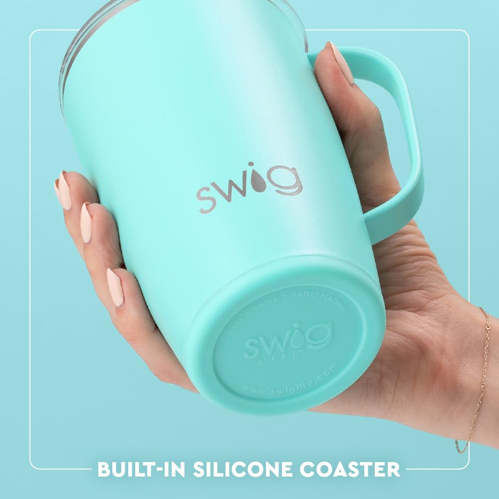 Swig Life gobelet en situation lifestyle dans une voiture, maintien au porte-gobelets