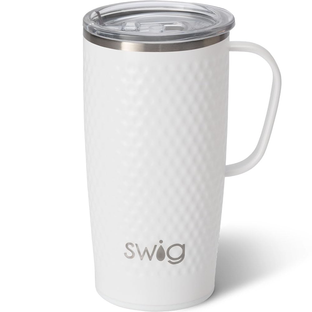 Swig Life motif Golf Ball face avant montrant finition résistante et style
