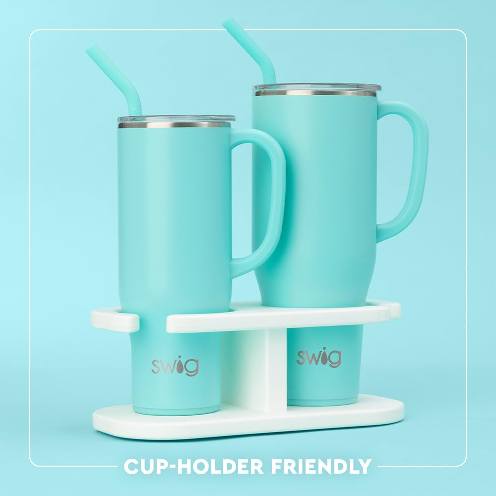 Swig Life mug en contexte festif Noël pratique et esthétique pour déplacements