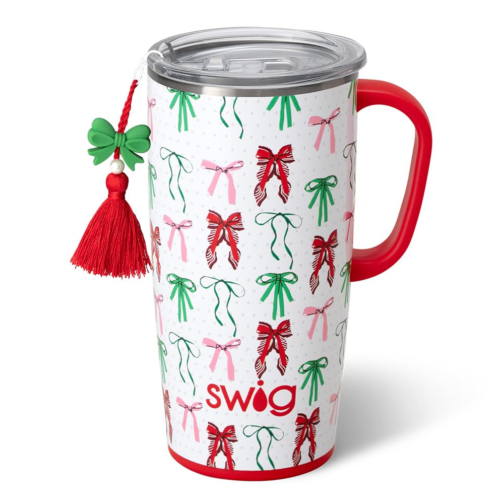 Swig Life gobelet face avant motif Ribbons and Bows bénéfice look stylé