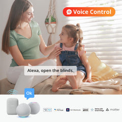 SwitchBot Blind Tilt panneau solaire intégré assurant recharge continue et autonomie