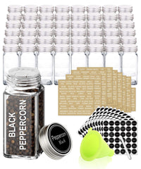 SWOMMOLY bocal épices face avant montrant verre transparent et gain de place