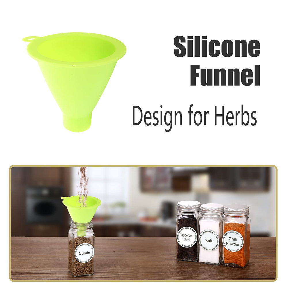 SWOMMOLY entonnoir en silicone utilisé pour remplissage propre et sans gâchis
