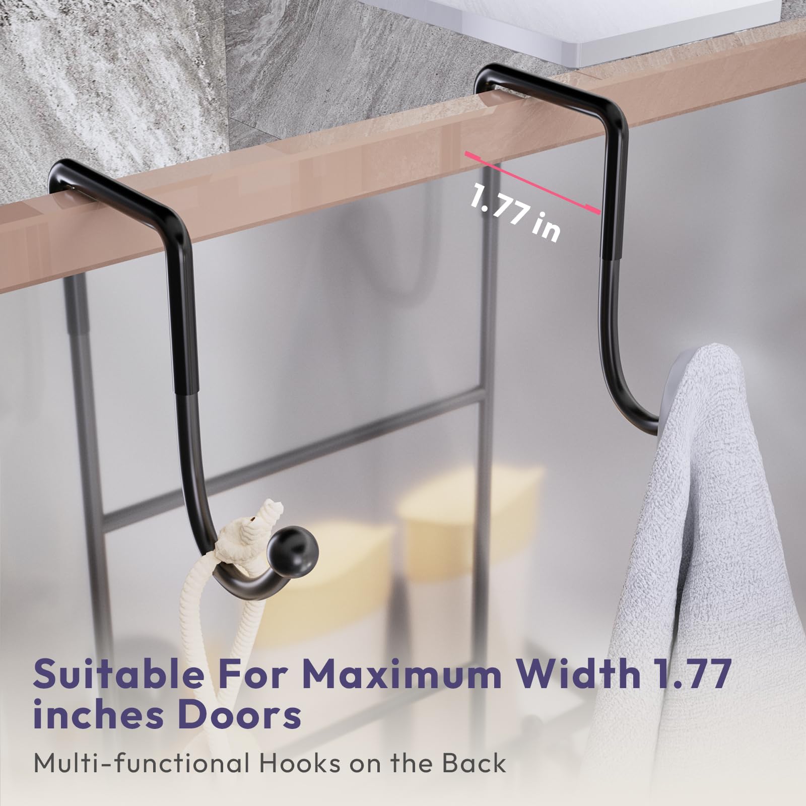 SWTYMIKI comparaison taille près d'une serviette, dimensions utiles