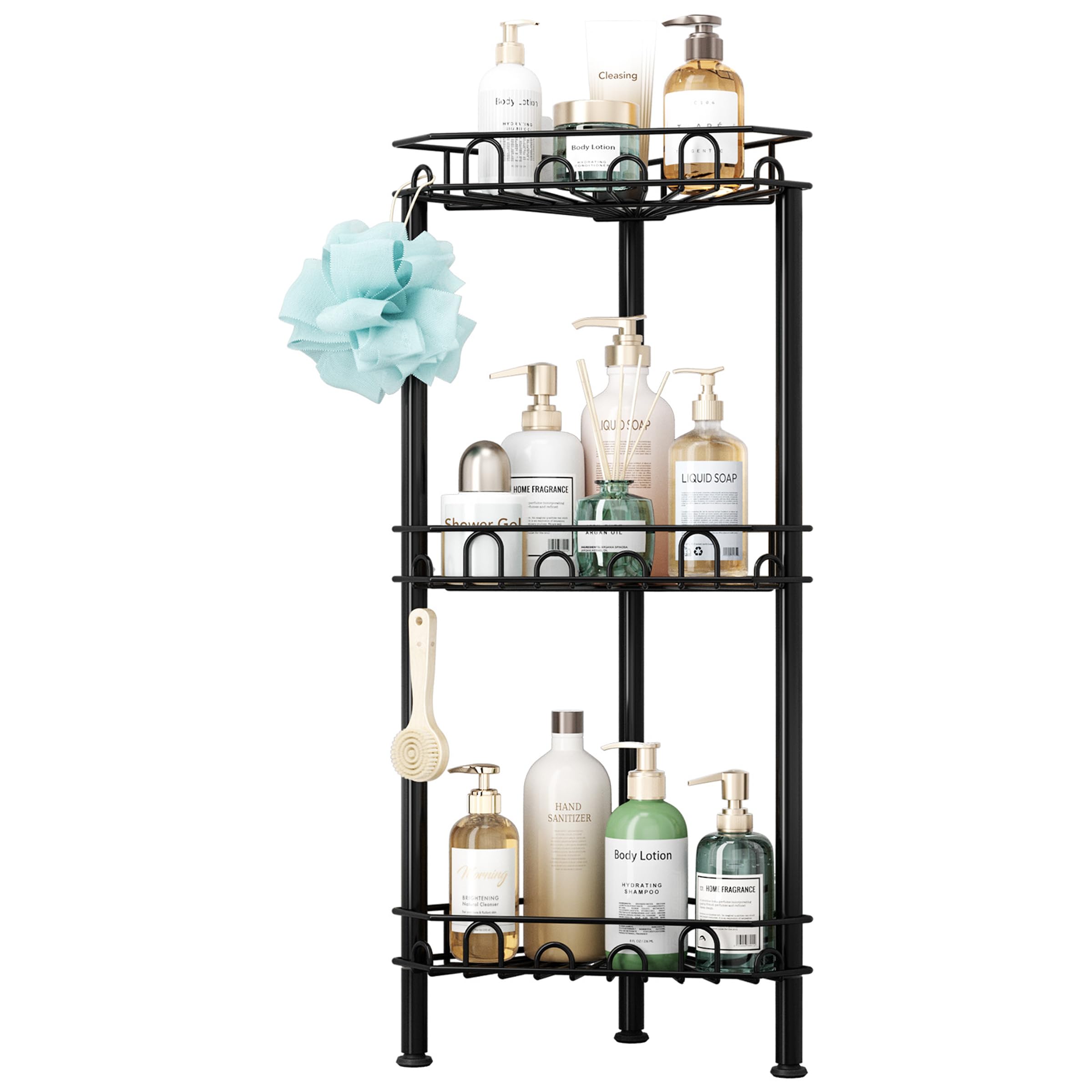 SWTYMIKI étagère dans salle de bain stylée montrant design moderne et rangement
