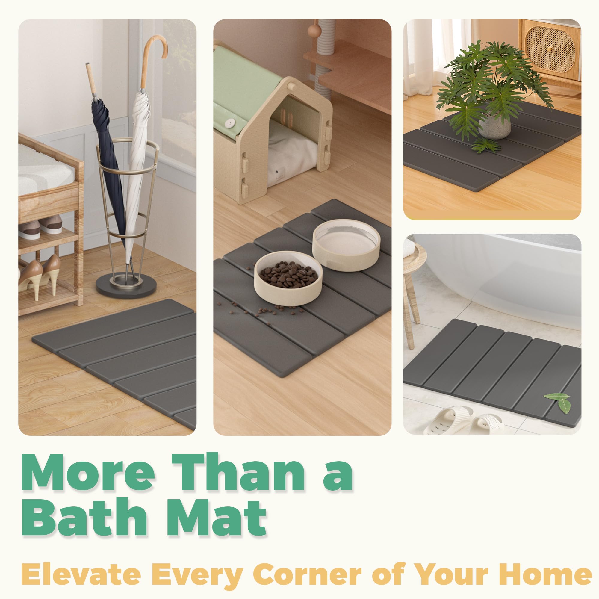 SYIPO comparaison taille montrant dimensions pratiques du tapis
