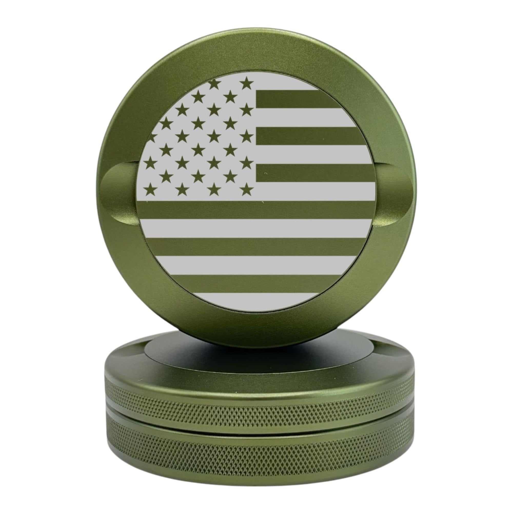 Syn Tin boîte métal face avant montrant design militaire et rangement sécurisé