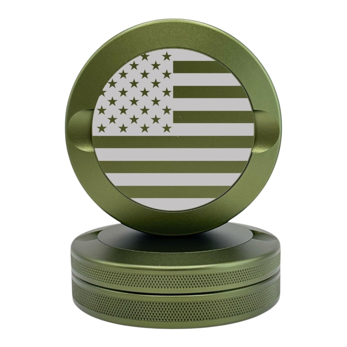 Syn Tin boîte métal face avant montrant design militaire et rangement sécurisé
