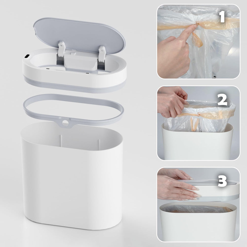 SYNCVIBE comparaison de taille avec objet quotidien montrant capacité 2 gallons