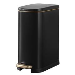 SYNCVIBE poubelle face avant noir mat, design élégant et gain de place
