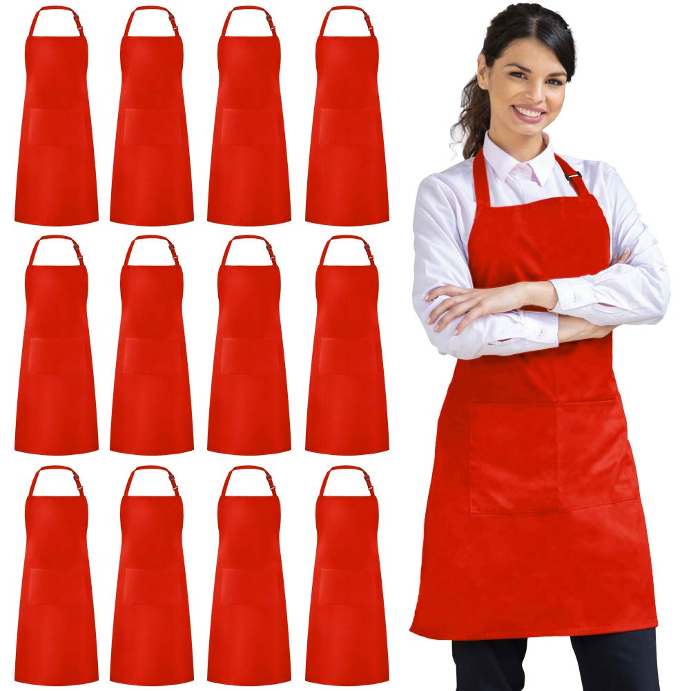 Syntus tablier rouge avant montrant couverture et maintien