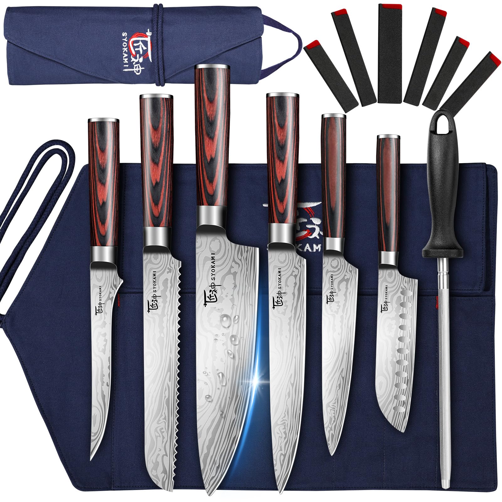 SYOKAMI coffret ouvert montrant organisation et portabilité