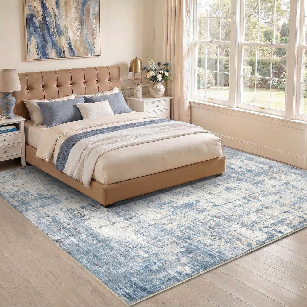 Syrlfar tapis en situation dans un salon moderne ajoutant caractère décoratif