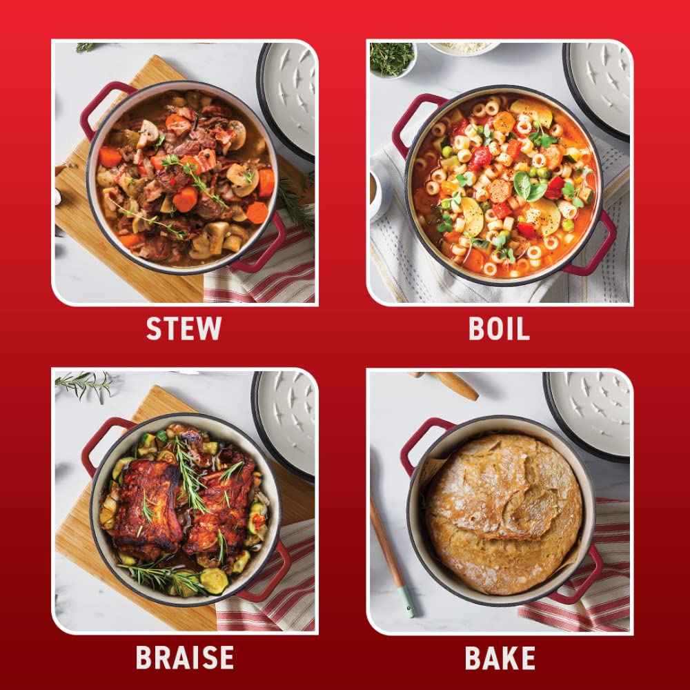 T-fal cocotte servie sur table lifestyle apportant couleur et présentation soignée