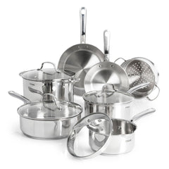 T-fal vue d'ensemble du set 11 pièces montrant polyvalence et gain de place