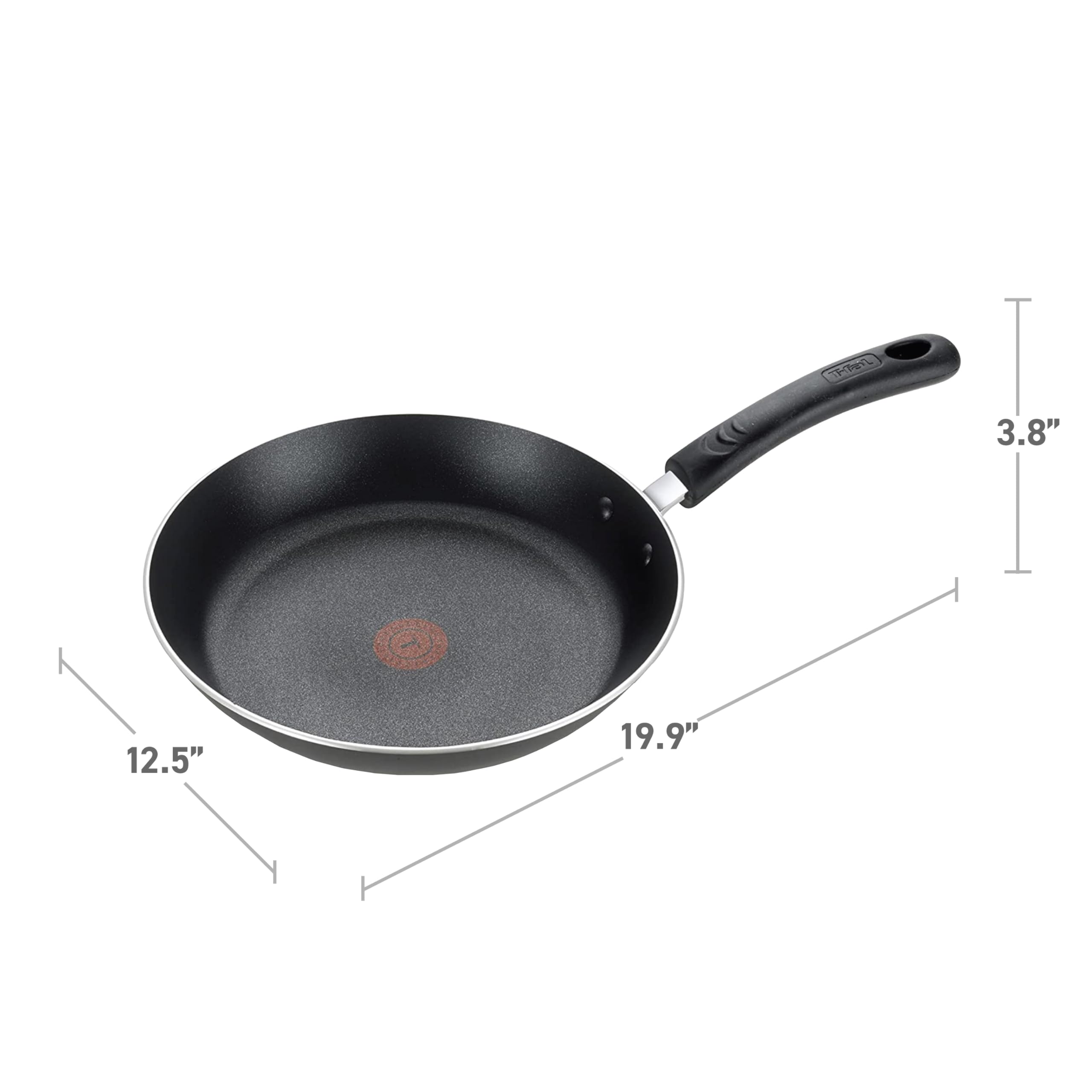 T-Fal détail Thermo-Spot indiquant visuellement quand la poêle est prête