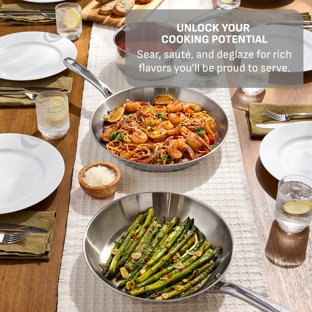 T-Fal vue du fond induction assurant répartition uniforme et efficacité thermique
