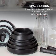 T-fal Ingenio surface antiadhésive Platinum facilitant le nettoyage