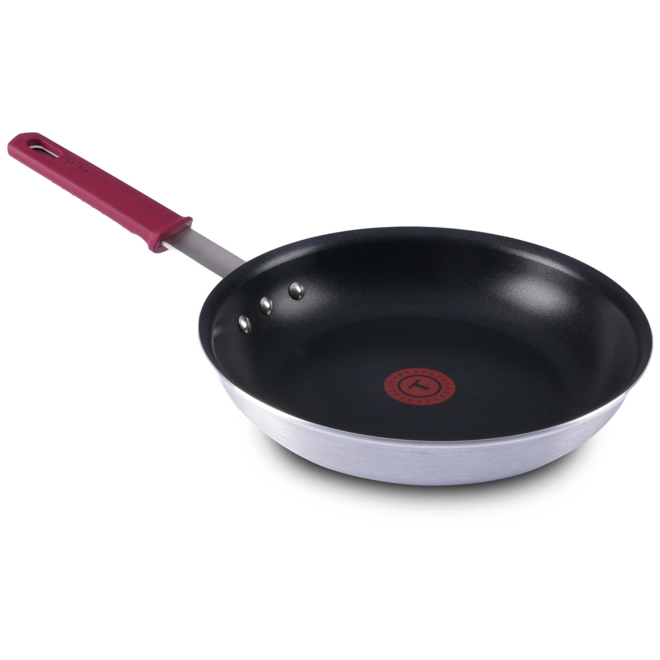 T-Fal poêle VX3 face avant montrant l’esthétique brossée et prise en main sûre