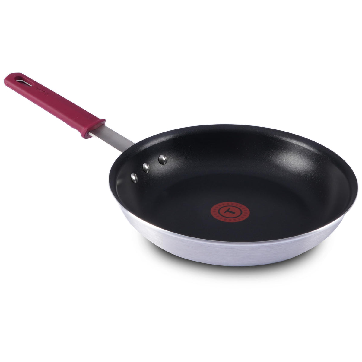 T-Fal poêle VX3 face avant montrant l’esthétique brossée et prise en main sûre