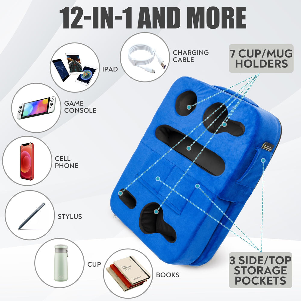 TabCouchCaddy housse ouverte zippée facilitant lavage et entretien simple