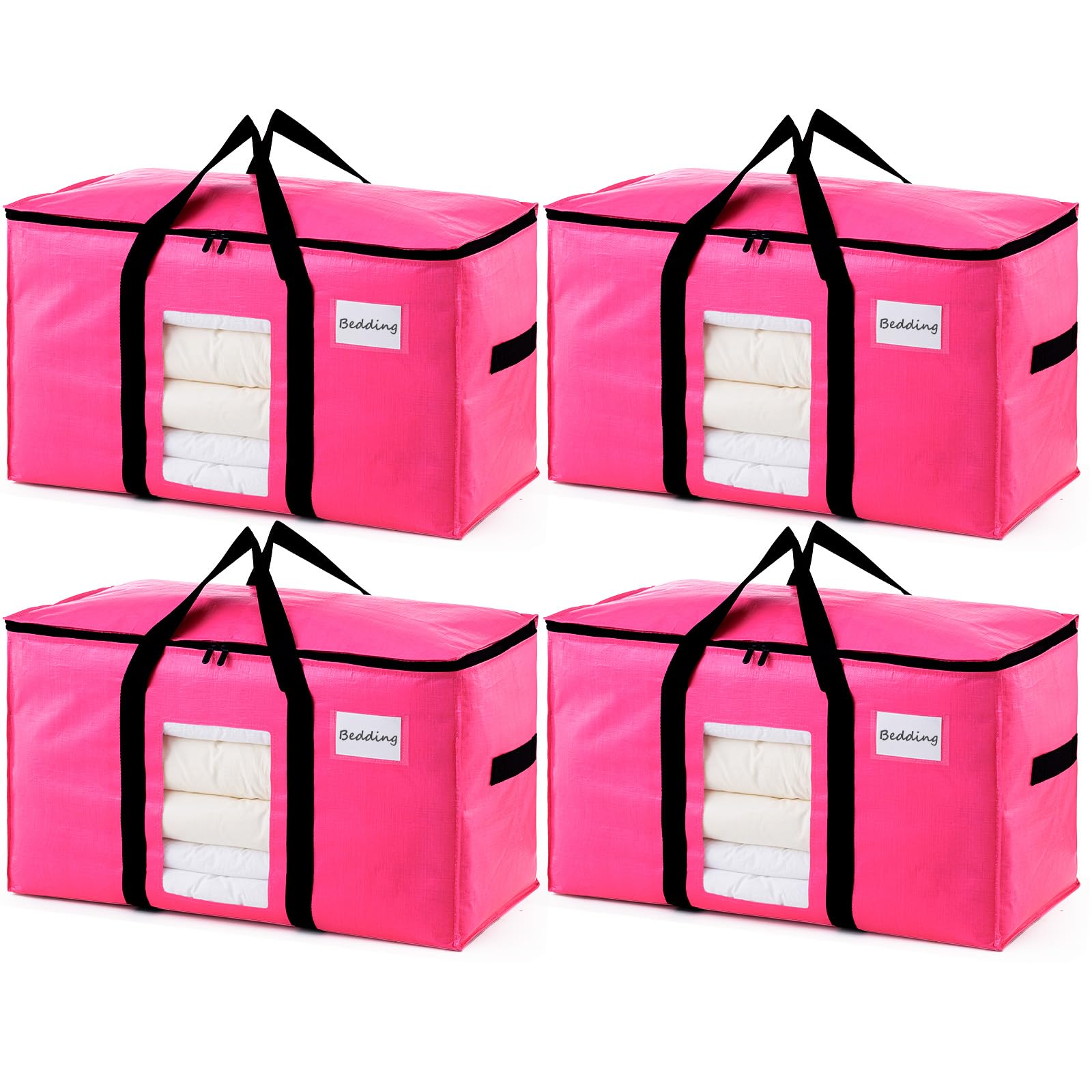TAILI vue avant du sac rose montrant la taille et la fermeture, pratique