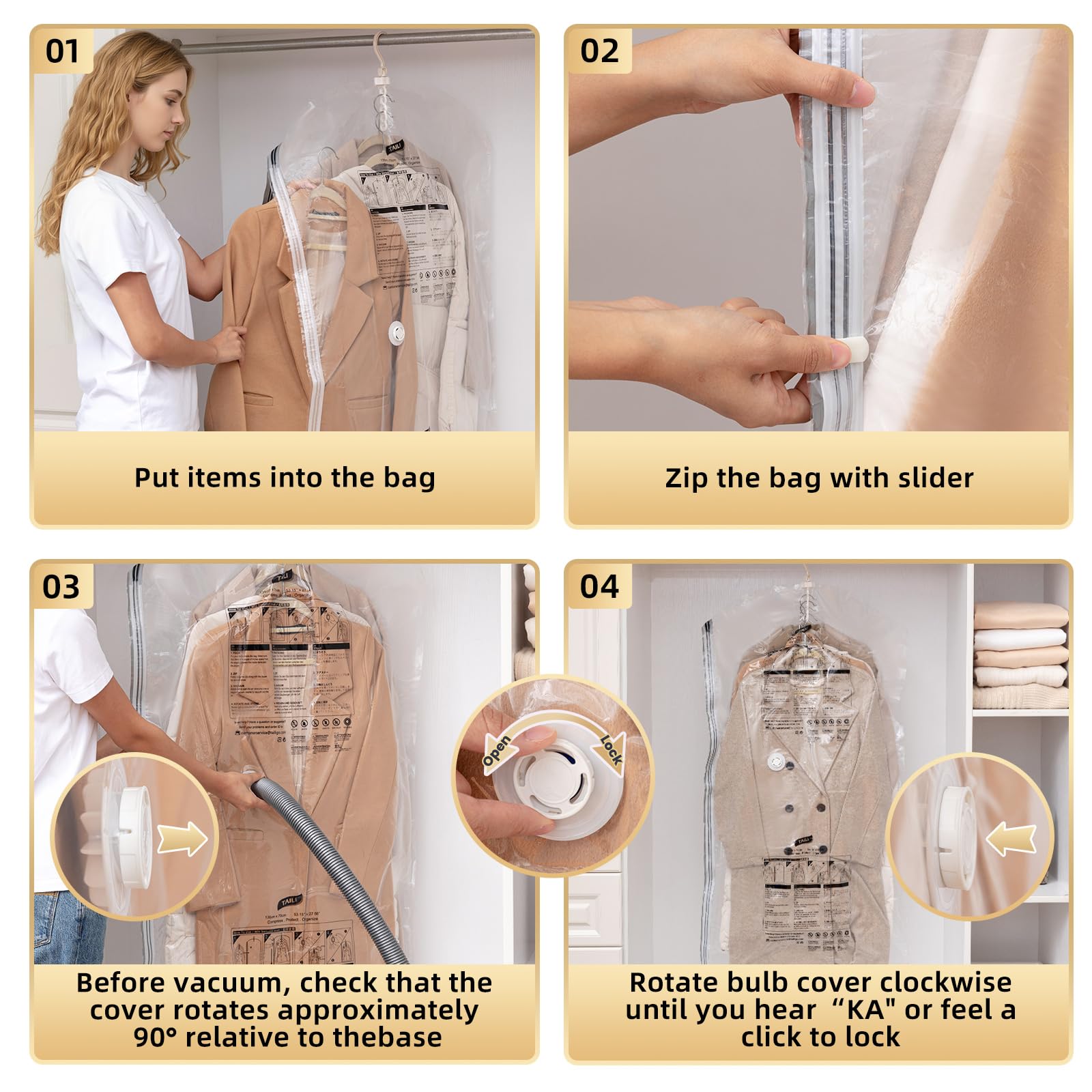 TAILI dressing organisé lifestyle montrant rangement optimisé
