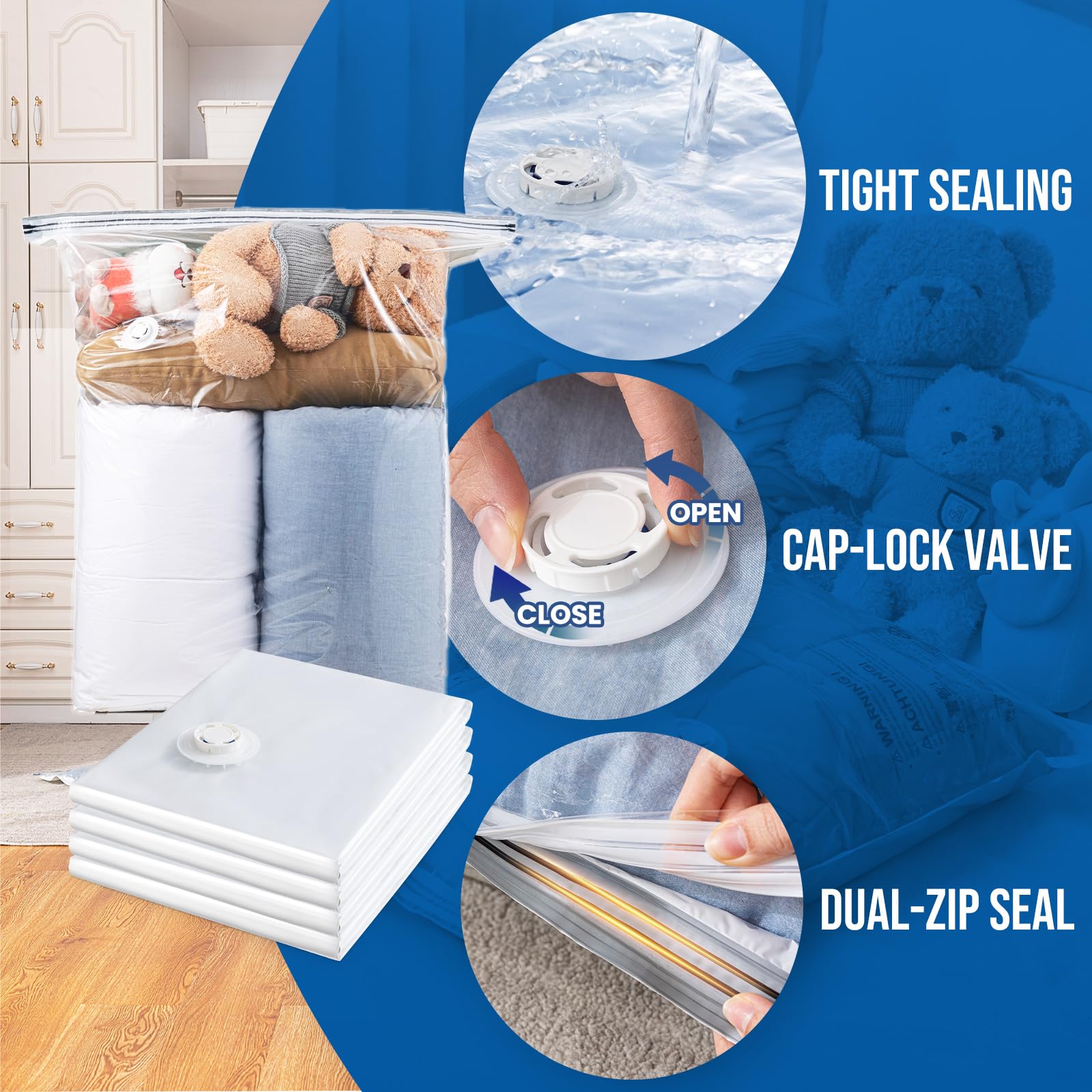 TAILI texture du matériau PA/PE durable protégeant le linge