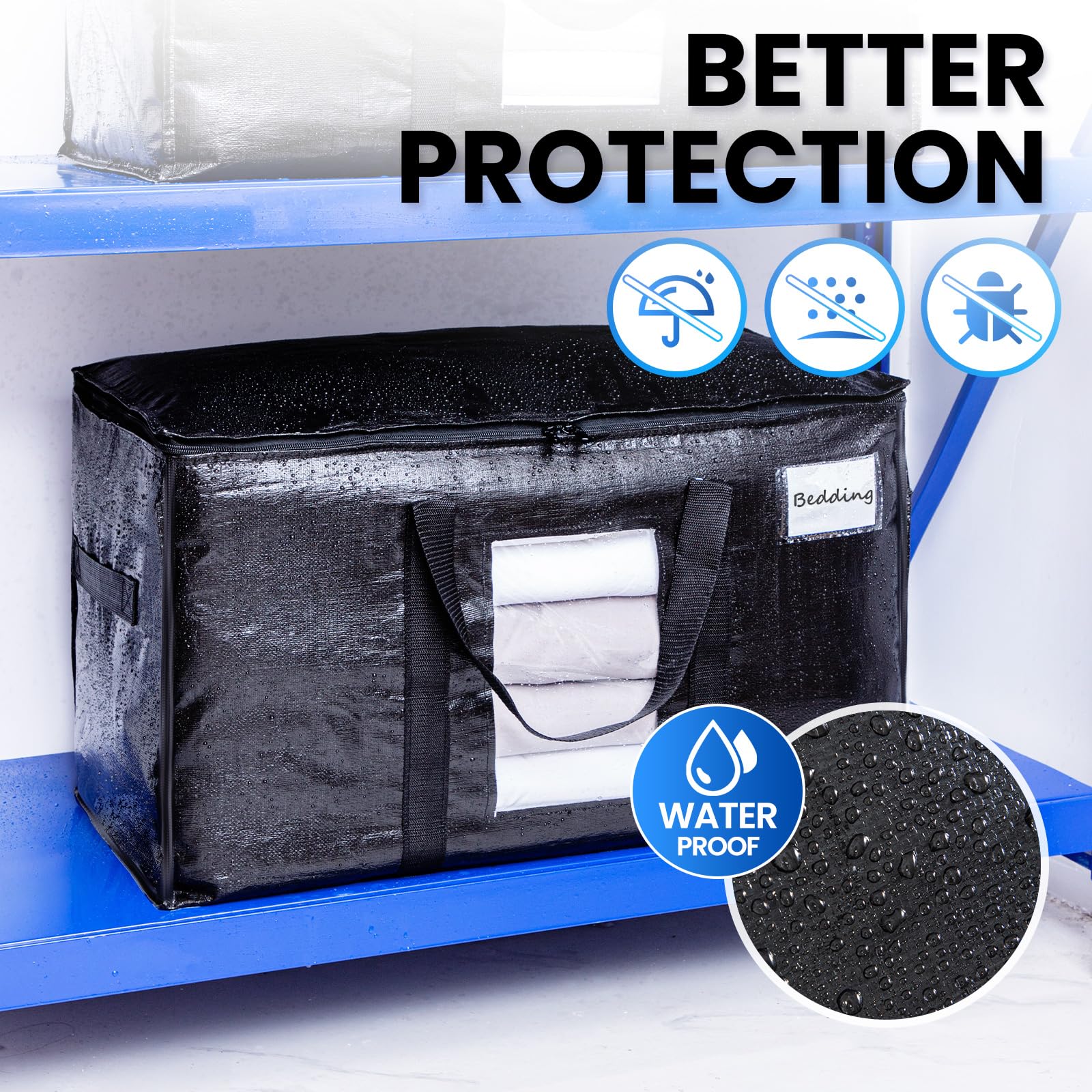 TAILI sac plié à plat pour rangement compact et gain de place