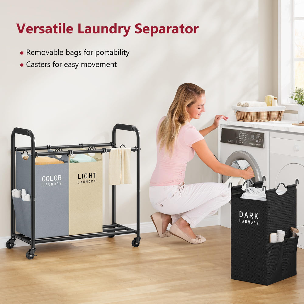 Tajsoon sac détachable avec poignées métalliques, transport facilité