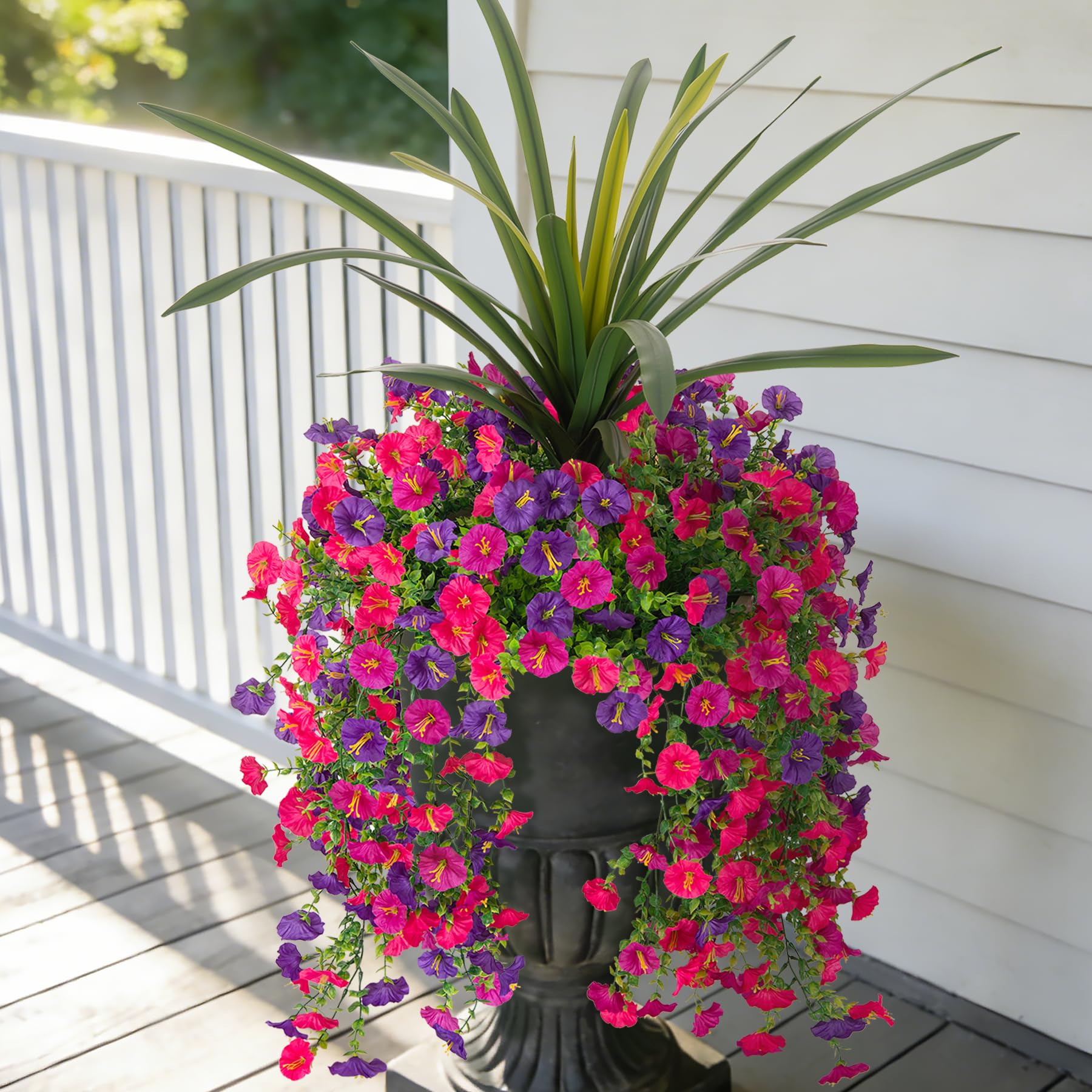 TakeArt bouquet liseron face montrant volume réaliste et couleur durable