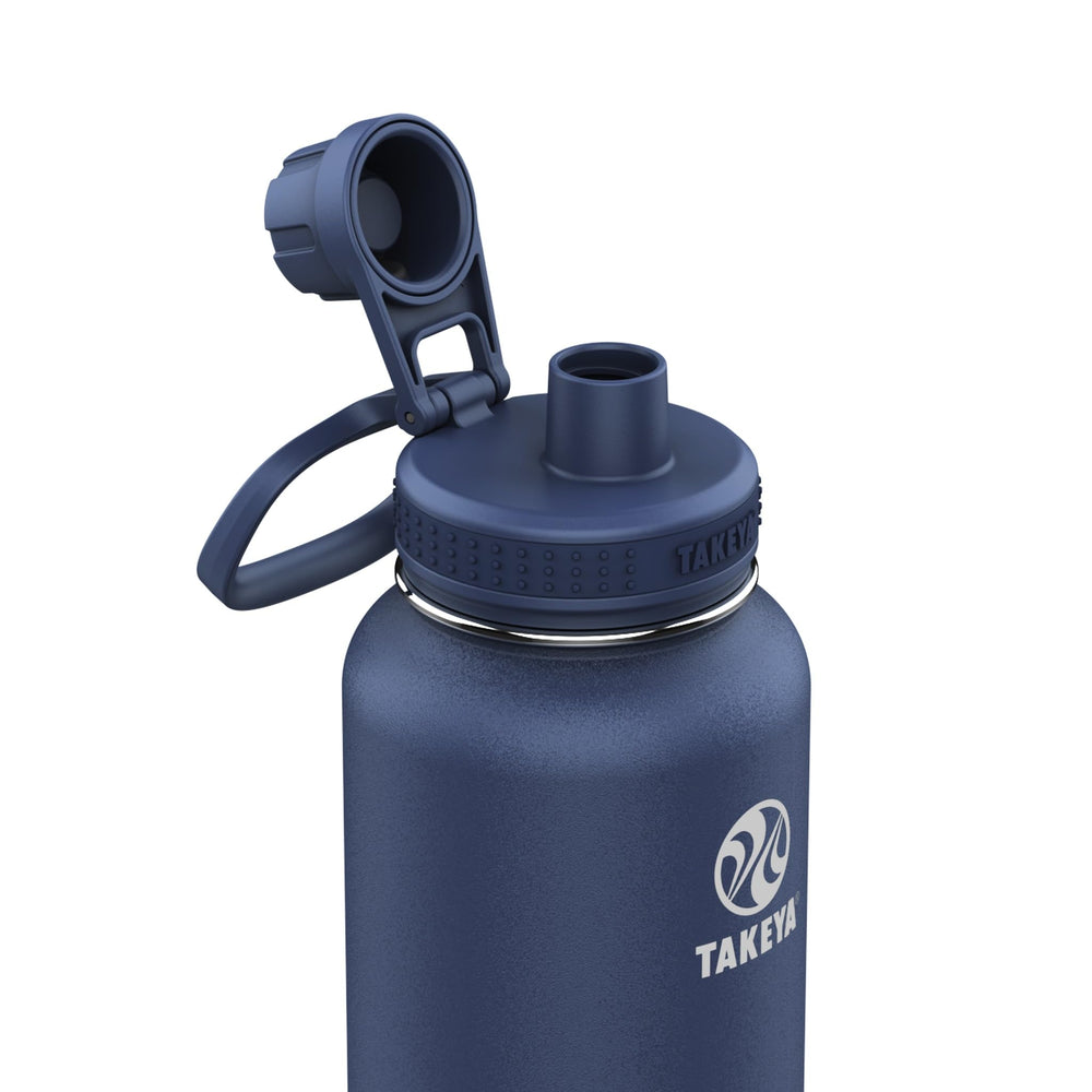 Takeya Actives bouchon Insulated Spout en gros plan montrant fermeture étanche