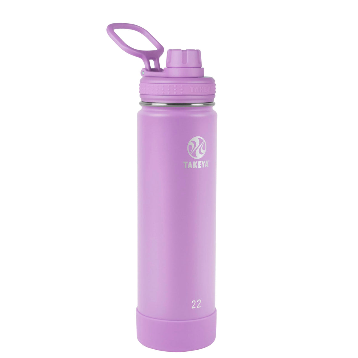 Takeya Actives face lilas montrant design élégant et portabilité