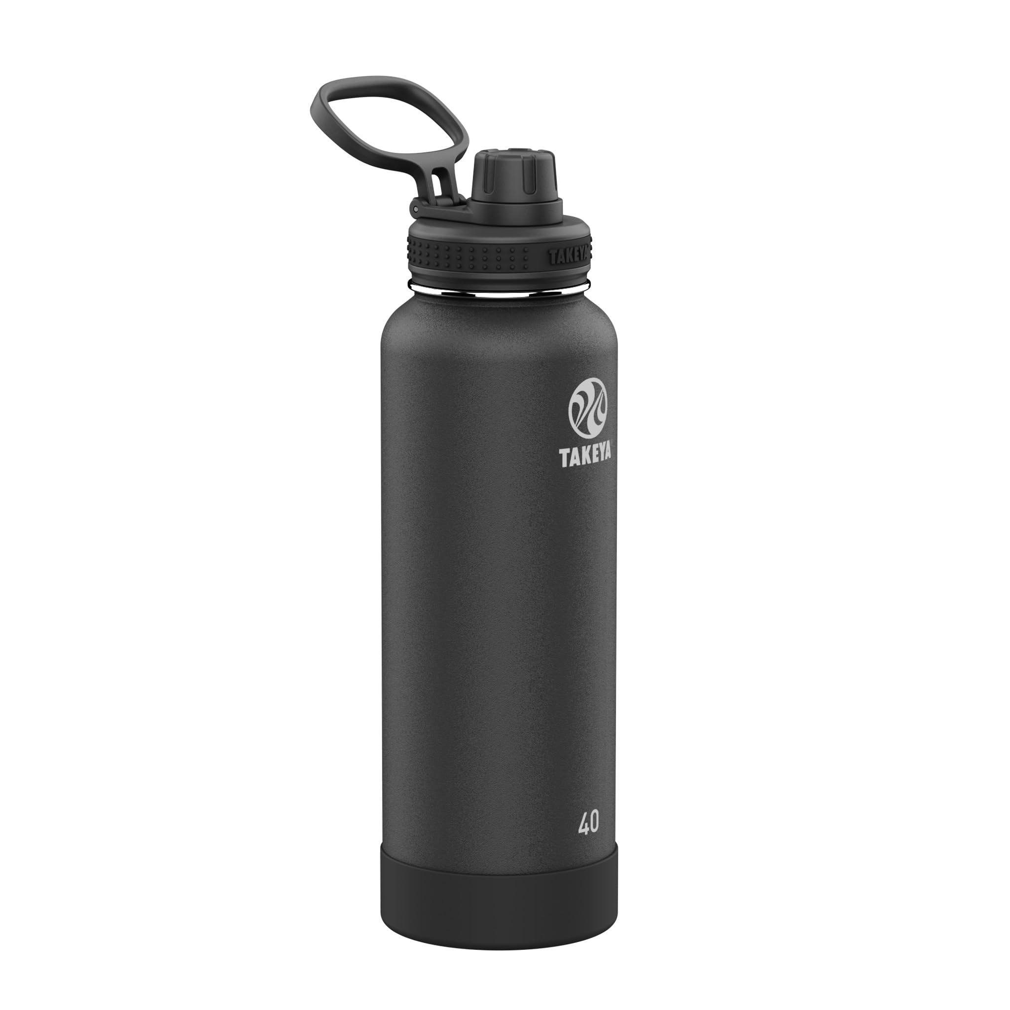 Takeya Actives face avant montrant design onyx et capacité durable