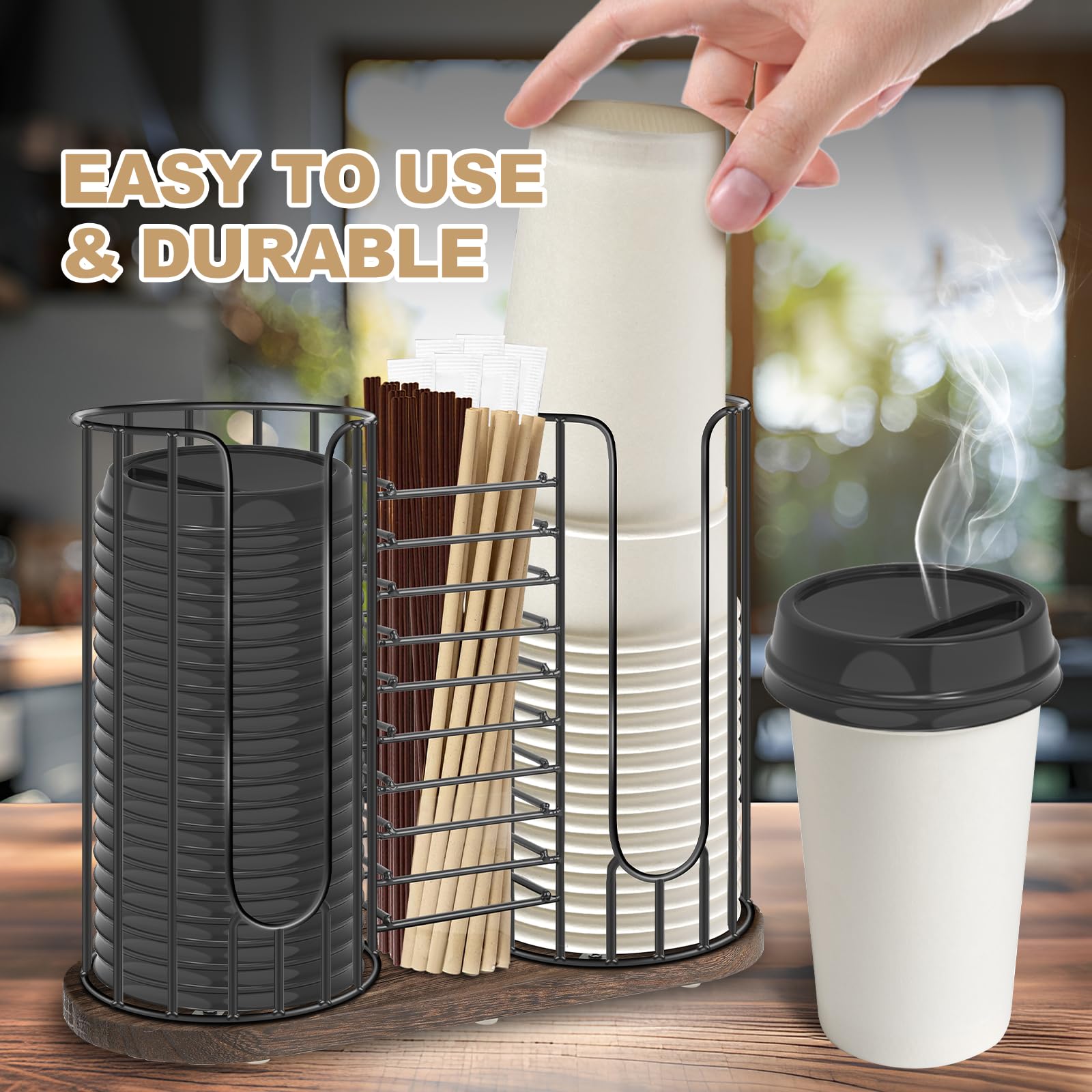 Tanggiteck en usage sur comptoir de cuisine, organisation pratique quotidienne