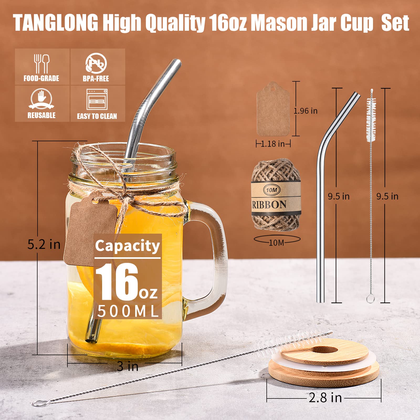 TANGLONG couvercle bambou naturel en détail, protège de la poussière et parfums