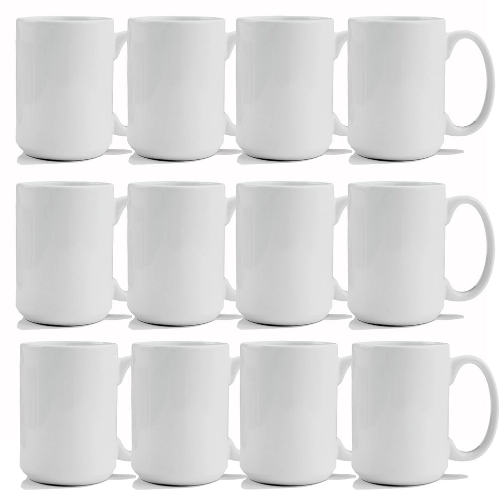 TANGLONG mug 15 oz face avant montrant surface blanche pour sublimation
