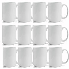 TANGLONG mug 15 oz face avant montrant surface blanche pour sublimation