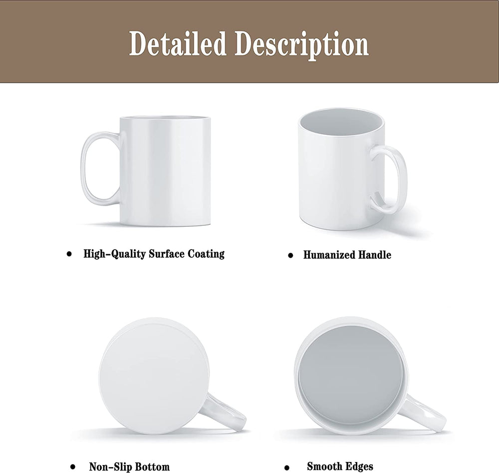 TANGLONG mug gros plan du revêtement haute qualité garantissant couleurs vives