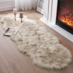 Tangsoo tapis recto emballé montrant design beige et finition, apporte confort instantané